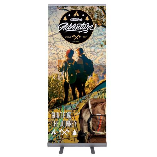 33.5x80in Standard Retractable Banner with Hardwar...